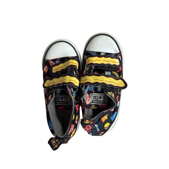 CONVERSE Kids French Fry Snacks Sneakers Size 8 - Picture 6 of 6